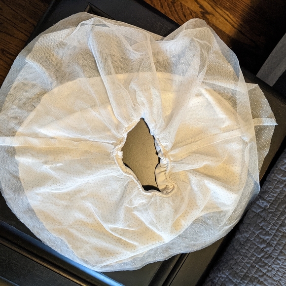 0-6 months cream/off-white tutu tiered 2 skirt bundle - Picture 11 of 12